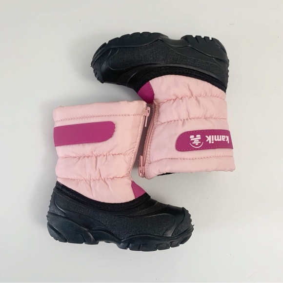 Kamik Toddler Pink Insulated Winter Boots ~ 9 - Picture 1 of 8